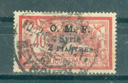 SYRIE - N°63 Oblitéré. T. De France De 1920-22 Surchargés. - Used Stamps