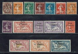 Syrie. 1924-25. N° 126/142* Sauf N° 129 Et 136. TB. - Nuovi