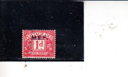 M.E.F.  1942 - Yvert Tasse 2° - - Erythrée