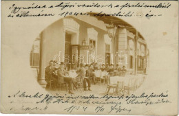 * T3 1904 Lugos, Lugoj; Vasútállomás, Vasúti étterem / Railway Station, Restaurant. Photo (EB) - Unclassified