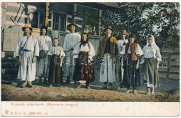 T2/T3 1909 Máramaros, Maramures; Rusnyák (ruszin, Rutén) Népviselet / Ruthenian (Rusyn) Folklore From Maramures County - Non Classés