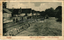 T3 1940 Maroshévíz, Toplita; Vaila Cu C. F. Industriala / Vaila (Válya) Az Iparvasúttal. Walter Ede Kiadása / Industrial - Non Classés