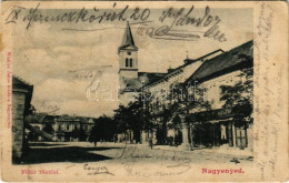 T2/T3 1903 Nagyenyed, Aiud; Fő Tér, üzlet. Winkler János Kiadása / Main Square, Shop (EK) - Zonder Classificatie