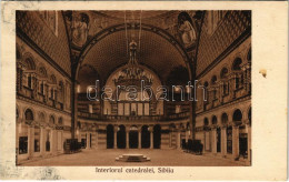 T3 1915 Nagyszeben, Hermannstadt, Sibiu; Interiorul Catedralei / Székesegyház Belső. Jos. Drotleff / Cathedral Interior  - Zonder Classificatie