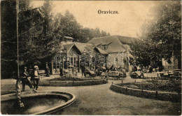 * T3/T4 1908 Oravicabánya, Oravica, Oravicza, Oravita; Vendéglő. Weisz Félix Kiadása / Restaurant (fa) - Zonder Classificatie