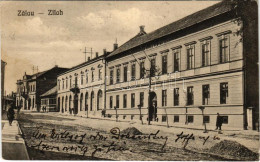 * T2/T3 1921 Zilah, Zalau; Scoala Civila Pentru Fete / Leányiskola. Seres Kiadása / Girls' School (fl) - Unclassified