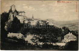 T2/T3 1914 Árvaváralja, Oravsky Podzámok; Árva Vára. Pietschmann Ferenc Kiadása / Oravsky Zámok / Castle (EK) - Non Classificati