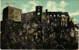 T3 1914 Beckó, Beczkó, Beckov; Beckó Vára. Brück Gyula Felvétele és Kiadása / Hrad Beckov / Castle Ruins (fa) - Sin Clasificación