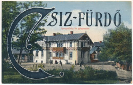 ** T2/T3 Csíz, Csízfürdő, Kúpele Cíz; Igazgatóság és Gyógyterem. Kiadja Soyka Pál 46. Sz. Iniciálés Díszítéssel / Spa Di - Zonder Classificatie