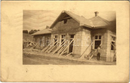 T2/T3 1915 Garamkövesd, Kamenica Nad Hronom; Tiszti Lak építés Közben / Officers' House In Construction. Photo (EK) - Zonder Classificatie