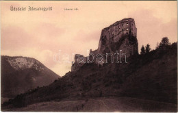 ** T2 Likavka, Likava (Rózsahegy, Ruzomberok); Likavai Várrom. Fischer M. Kiadása / Likavsky Hrad / Castle Ruins - Unclassified