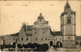 * T2/T3 1911 Lőcse, Leutschau, Levoca; Városháza / Town Hall (EK) + "LŐCSE PÁLYAUDVAR D.e. LEVÉLFELADÁS" - Ohne Zuordnung