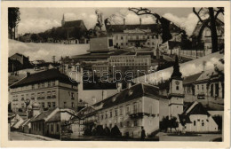 T2/T3 1946 Malacka, Malaczka, Malacky; Részletek, Pálffy Kastély, Zsinagóga / Multi-view Postcard, Castle, Synagogue (ki - Unclassified