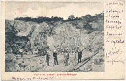 T2/T3 1904 Nyitra, Nitra; Zobori Gránit Kőbánya / Granite Quarry, Mine (EK) - Unclassified