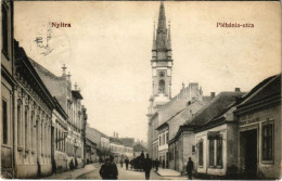 T3 1910 Nyitra, Nitra; Plébánia Utca, Dániel József üzlete. Fürst L. Kiadása / Street View, Shop (EK) - Unclassified