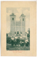 T2/T3 1915 Nyitrakoros, Koros, Krusovce; Római Katolikus Templom. W.L. Bp. 1910-13. 1307. / Church (EK) - Zonder Classificatie