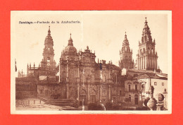 E-Espagne-255P SANTIAGO, Fachada De La Azabacheria, Cpa - Santiago De Compostela