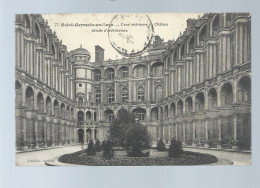 CPA - 78 - Saint-Germain-en-Laye - Cour Intérieure Du Château - Circulée En 1915 - St. Germain En Laye (Château)