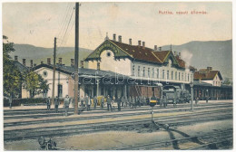 T2/T3 1907 Ruttka, Vrútky; Vasútállomás, Gőzmozdony, Vonat / Railway Station, Locomotive, Train (fl) - Unclassified