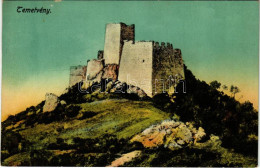 ** T2/T3 Temetvény, Hrádok; Temetvény Vár. Schulz Ignác Kiadása / Hrad Tematín / Castle Ruins - Unclassified