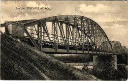 T2/T3 1931 Tiszaújlak, Vulok, Vilok, Vylok; Híd / Bridge (EK) - Zonder Classificatie