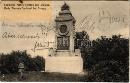 T2 Eszék, Essegg, Osijek; Spomenik Marije Terezije / Mária Terézia Emlékmű / Monument - Non Classés