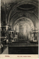 T2 1918 Hódság, Odzaci; Római Katolikus Templom Belső. Rausch Ede Kiadása / Church Interior - Unclassified