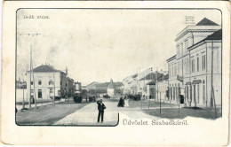 T2/T3 Szabadka, Subotica; Deák Utca, Villamos. Víg Zsigmond Kiadása / Street, Tram (EK) - Zonder Classificatie