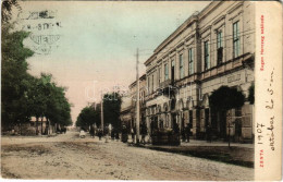 T2/T3 1907 Zenta, Senta; Eugen Herczeg Szálloda, Bercel Leo üzlete. Kragujevits Szabbás Kiadása / Hotel, Shop (EK) - Non Classés