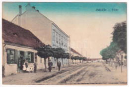 ** T1/T2 1903 Felsőőr, Oberwart; Főtér, Könyvkötészet, Könyv és Papírkereskedés üzlete. Löwy Benő Kiadása / Hauptplatz,  - Non Classificati