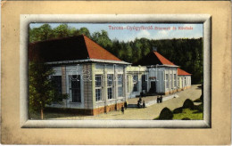 T2/T3 1912 Tarcsa, Tarcsafürdő, Bad Tatzmannsdorf; Éttermek és Kávéház. Brüder Farkas Kiadása / Restaurants And Cafe (EK - Sin Clasificación