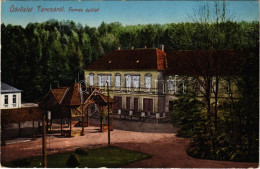 * T2/T3 1912 Tarcsa, Tarcsafürdő, Bad Tatzmannsdorf; Forrás-épület. Brüder Farkas Kiadása / Hotel / Spa (EK) - Unclassified