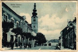 T3 1934 Alsólendva, Alsó-Lendva, Dolnja Lendava; Utca, Ecker Pál Kalapos, Olga Guttmann üzlete. Ernest Balkányi Kiadása  - Non Classés