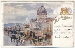 T3 1899 (Vorläufer) Adelaide, Street View, Coat Of Arms. 7 D. Atla No. III. E. 1. (creases) - Non Classés