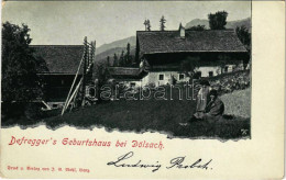 T2/T3 1901 Dölsach (Tirol), Defregger's Geburtshaus / Birthplace Of Franz Defregger, Austrian Painter (EK) - Non Classés