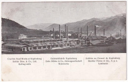 T2/T3 1909 Kapfenberg (Steiermark), Gußstahlfabrik Gebr. Böhler & Co. Aktiengesellschaft Walzwerke / Crucible Steel Work - Non Classificati