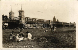 T2 1931 Wien, Vienna, Bécs; Reichsbrücke / Bridge, Picnic. Photo - Sin Clasificación