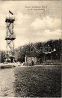 T2 1909 Wien, Vienna, Bécs XVI. Vogeltenwiese, Kaiser Jubiläums Warte / Lookout Tower - Ohne Zuordnung