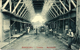 * T3/T4 1911 Banja Luka, Banjaluka; Trznica / Markthalle / Market Hall, Vendors. W.L. Bp. 1642. (Rb) - Unclassified