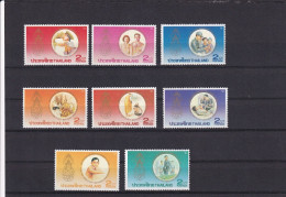 SA05 Thailand 1987 60th Anniv Of Birth Of King Bhumibol Adulyadej Mint Stamps - Thailand