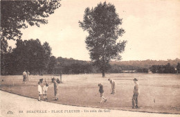 14-DEAUVILLE- PLAGE FLEURIE UN COIN DU GOLF - Deauville