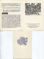 Tschechoslowakei Wahl Der Schönsten 1982 Mlada Fronta Geschenkblatt, Weltraum Entwurfsstudie - Lettres & Documents