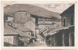 T2 1916 Mostar, Türkenviertel / Turkish District + "K. UND K. MILIT. POST MOSTAR" - Ohne Zuordnung