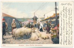 * T2 1903 Sarajevo, Obere Carsija / Marktplatz / Market Square - Ohne Zuordnung