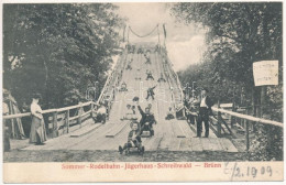 * T3 1909 Brno, Brünn; Sommer Rodelbahn Jägerhaus Schreibwald / Summer Toboggan Run, Sledding (Rb) - Ohne Zuordnung