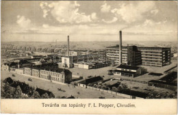 ** T2/T3 Chrudim, Továrna Na Topánky F.L. Popper. Rozsírovacia Stavba 1925 / Shoe Factory (fl) - Unclassified