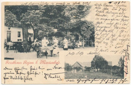 T2/T3 1900 Mariánské Lázne, Marienbad; Forsthaus Rojan / Forester's House, Resturant. Hermann Poy (EK) - Non Classés