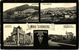 * T3 Sumperk, Mährisch Schönberg; Deutsches Vereinshaus, Sanatorium, Total Ansicht, Schillerpark Mit Bürgerwaldstrasse G - Unclassified