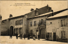 * T2/T3 1914 Lanfroicourt, Le Bureau Des Douanes / Customs Office In Winter, Café And Restaurant (fl) - Non Classificati