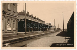 * T1 1939 Daugavpils, Dvinsk, Dwinsk; Stacija / Railway Station. Photo - Ohne Zuordnung